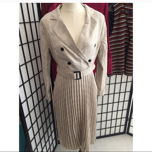 Long Sleeve Blazer Midi Dress - Picture 7 of 7